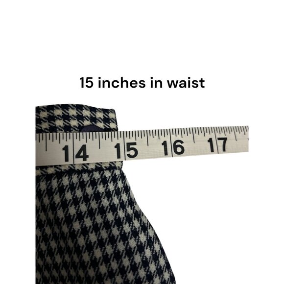 Pendleton Womens Classic Wool Houndstooth Trousers Size 8 Black & White - Picture 6 of 10